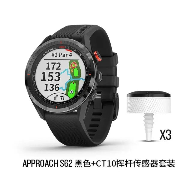 Original Garmin Approach S62 Golf Watch Intelligent Distance Measurement Outdoor Sports Fitness Heart Rate Blood Oxygen