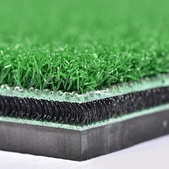 5x5 nylon turf 3D golf mat indoor&outdoor rubber practice hitting swing mat with fiber textile