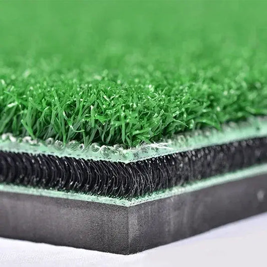 5x5 nylon turf 3D golf mat indoor&outdoor rubber practice hitting swing mat with fiber textile