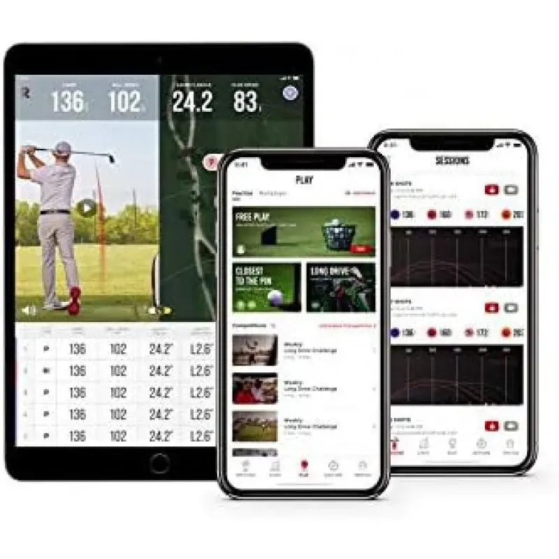 Rapsodo Mobile Launch Monitor for Golf Indoor and Outdoor Use with GPS Satellite View and Professional Level Accuracy, iPhone &a