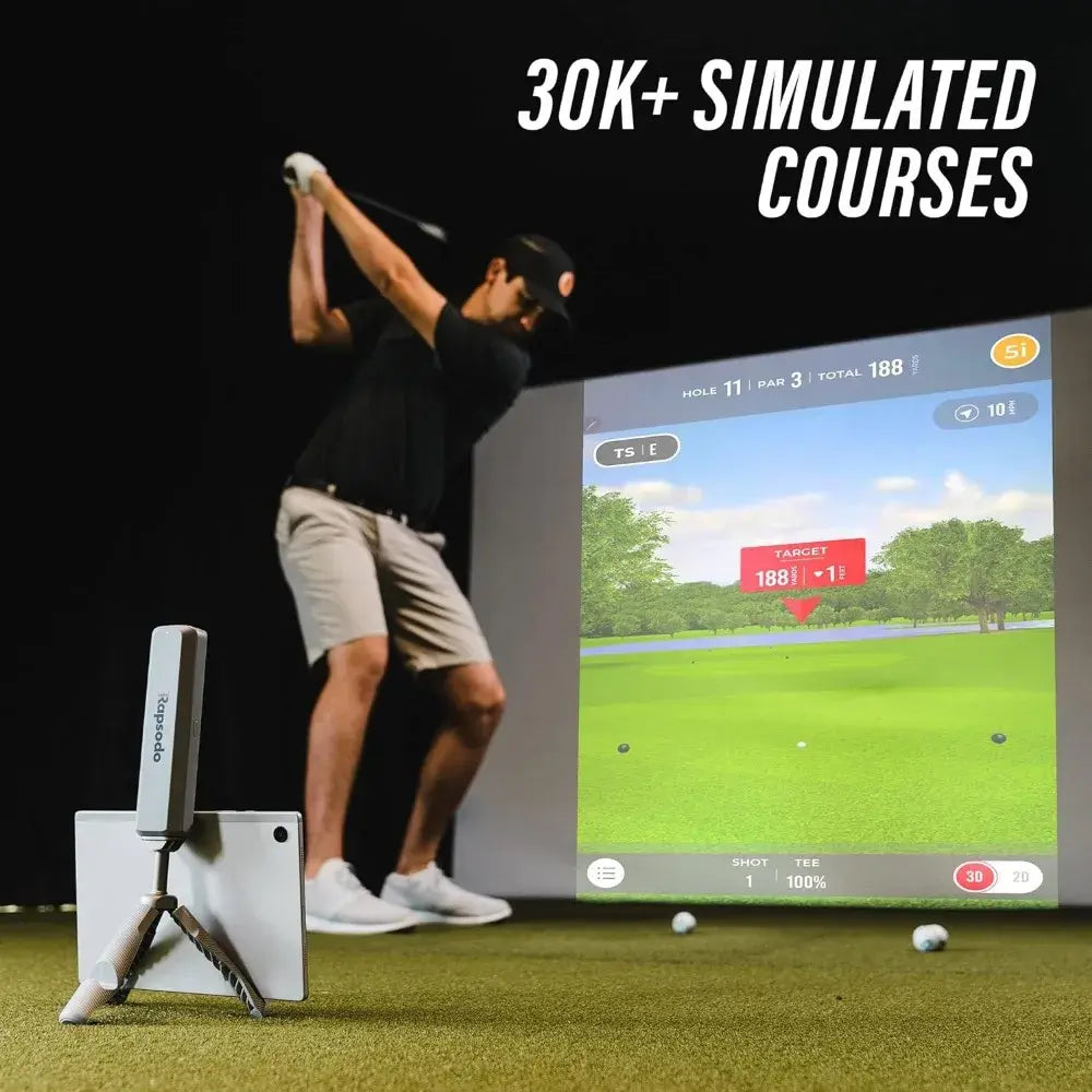 Rapsodo MLM2PRO Mobile Launch Monitor + Golf Simulator,Grey