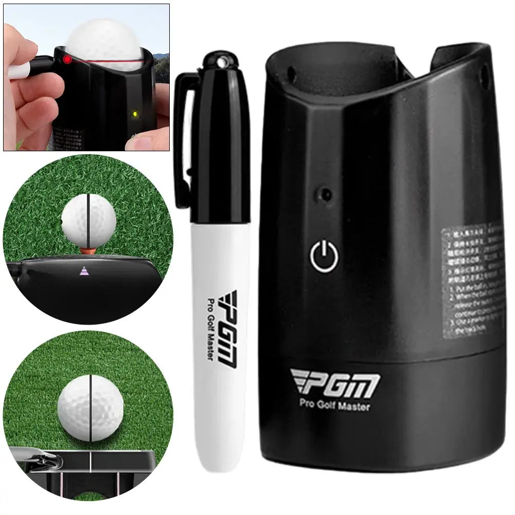 Golf Electric Scriber Finds Gravity Distribution Line Golf Ball Marker PP Electric Golf Scriber Golf Accessories