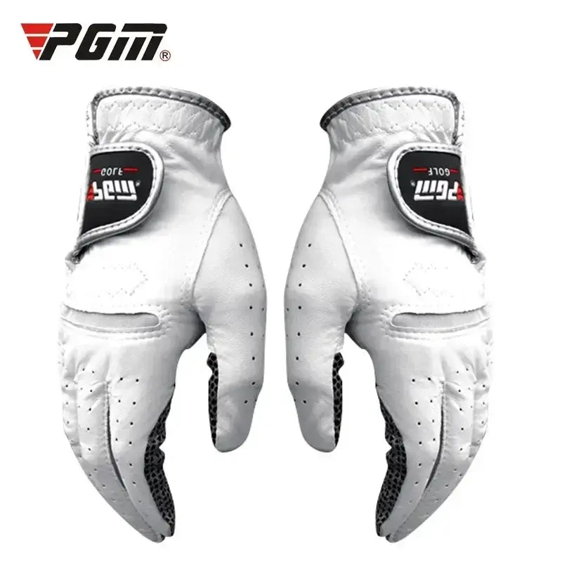 PGM Breathable Golf Gloves,Soft Slip-resistant Male Training Sport Gloves,Left Right Hand Sheepskin Golf Glove For Men