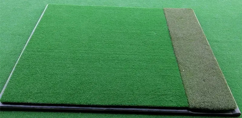 5x5 nylon turf 3D golf mat indoor&outdoor rubber practice hitting swing mat with fiber textile