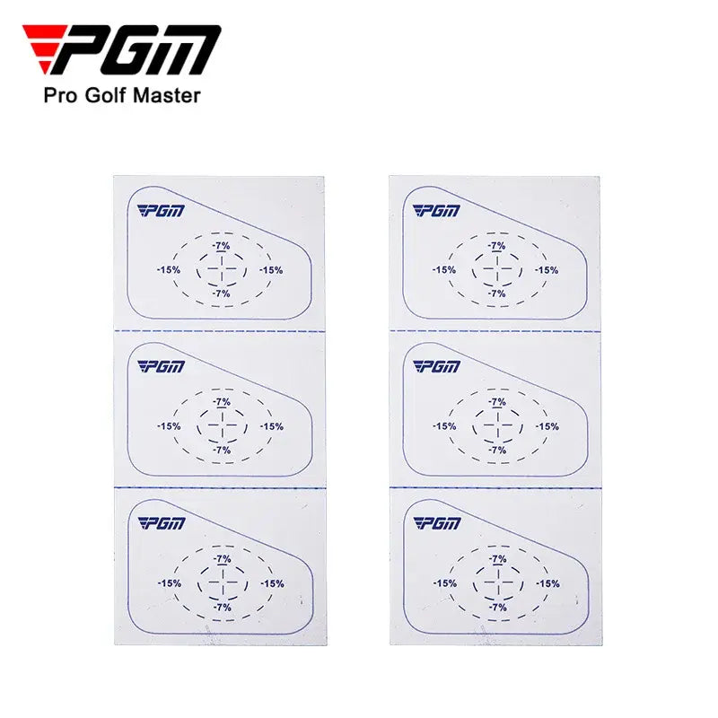 PGM Golf Club Scoring Paper Wood 6 Stickers+iron 6 Stickers To Obtain The Strike Point and Strike Tendency ZP033