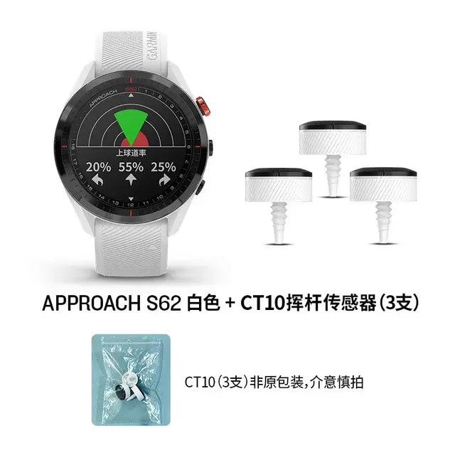 Original Garmin Approach S62 Golf Watch Intelligent Distance Measurement Outdoor Sports Fitness Heart Rate Blood Oxygen