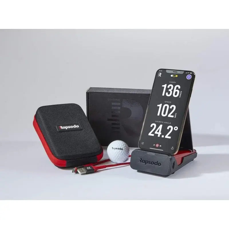 Rapsodo Mobile Launch Monitor for Golf Indoor and Outdoor Use with GPS Satellite View and Professional Level Accuracy, iPhone &a