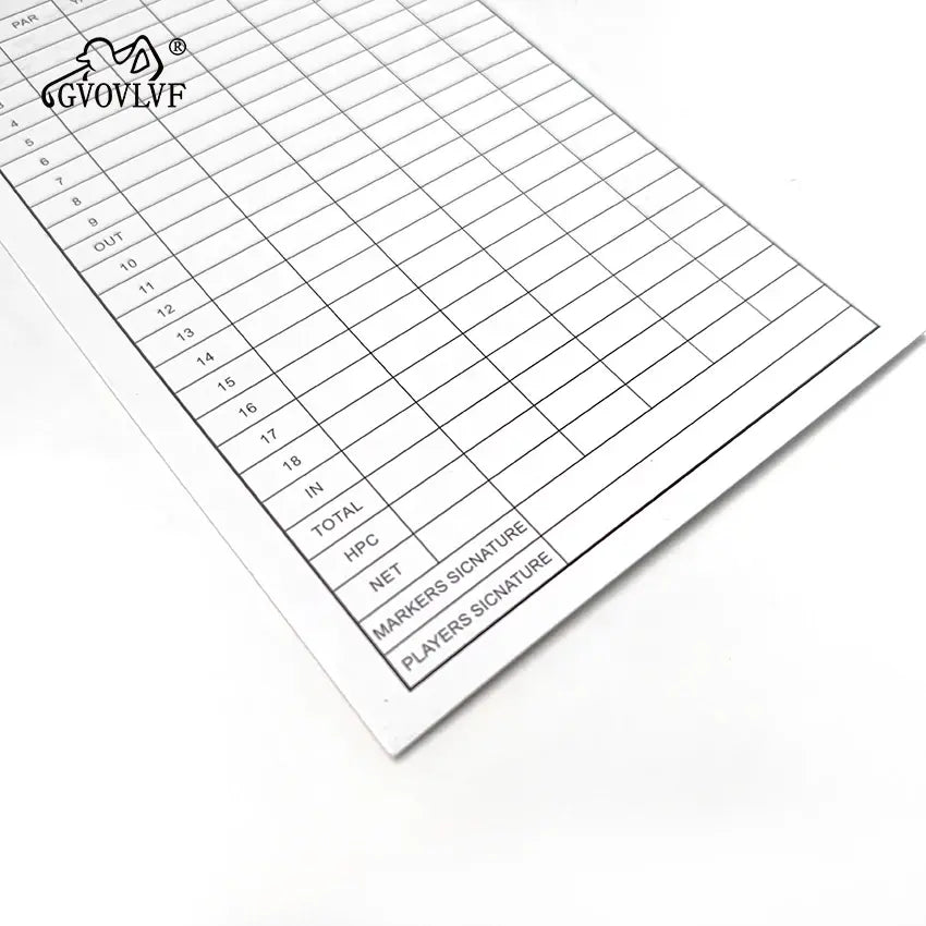 Golf Scorecard Holder with Golf Stat Tracker Sheet Premium Leather Golf Scorecard Book Golf Yardage Book Cover Gifts for Golfers