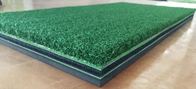 5x5 nylon turf 3D golf mat indoor&outdoor rubber practice hitting swing mat with fiber textile