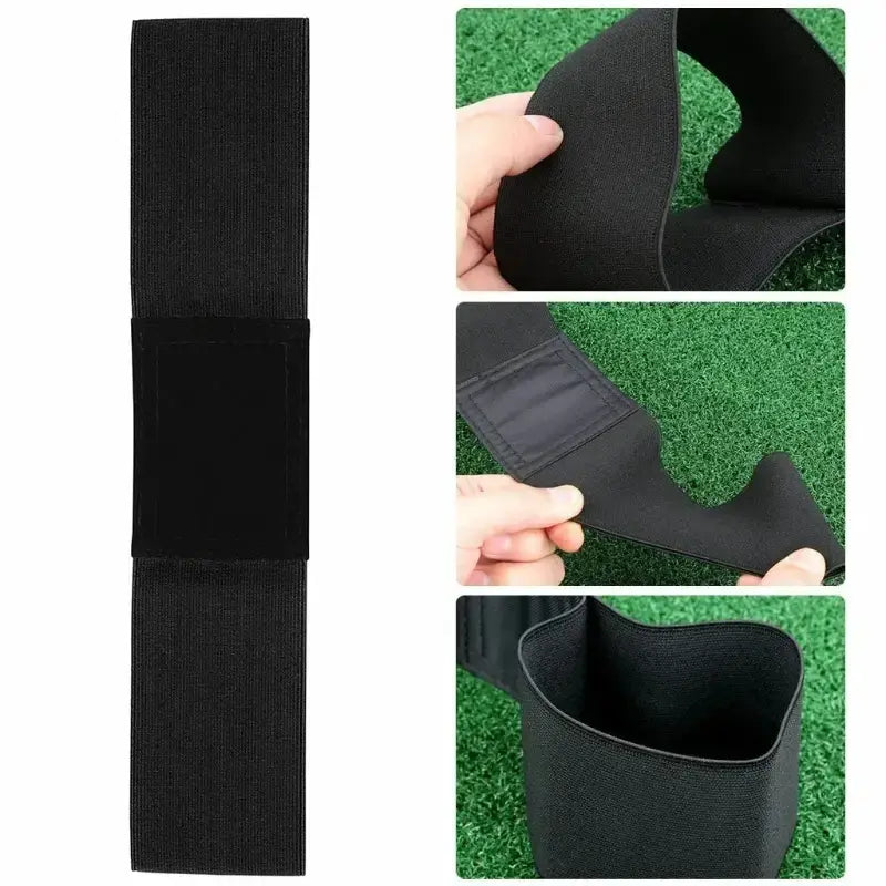 1PC Professional Elastic Golf Swing Trainer Arm Band, Golf Swing Gesture Corrector For Men Women Beginners