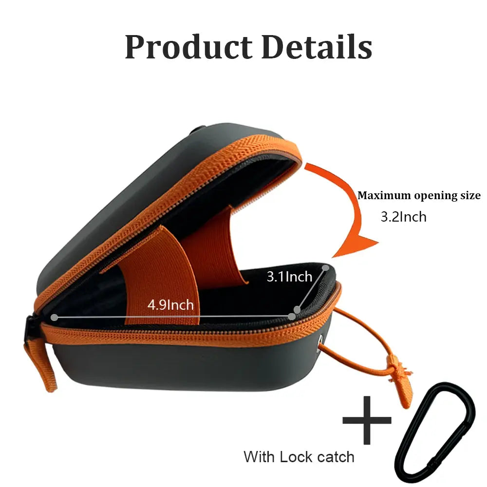 Golf Bag Golf Rangefinder Organizer Portable Golf PU Laser Rangefinder Pouch Instrument Shockproof Golf Portable Waist Packs