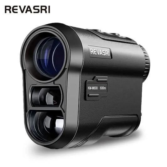 REVASRI 600M/Yard Golf Laser Rangefinder with Slope Compensation Flagpole Lock Vibration USB Rechargeable for Golfing