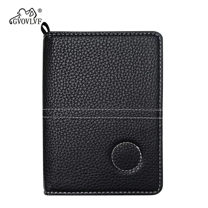 Golf Scorecard Holder with Golf Stat Tracker Sheet Premium Leather Golf Scorecard Book Golf Yardage Book Cover Gifts for Golfers